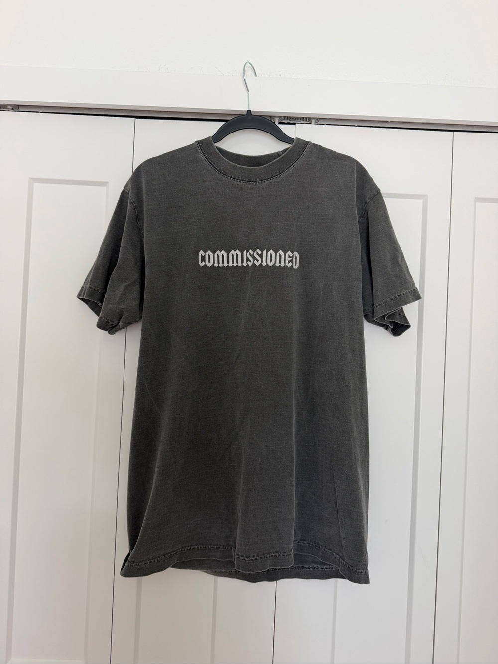Commissioned Graphic Tee - Charcoal Gray